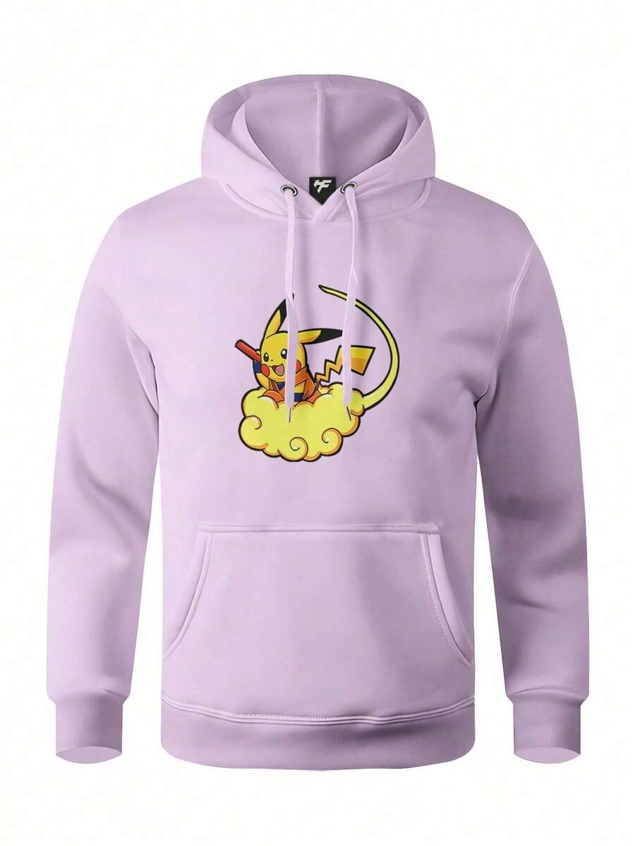 Men Hoodies - Màu đỏ tím - Xem 1