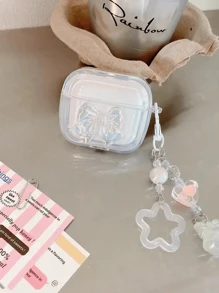 Transparent Bow-Knot Earphone Case Compatible With IPhone Earphones 1/2 Gen, New Wireless Earphone Protective Cover For 3/Pro/Pro2, Boyfriend/Girlfriend Gift