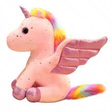 10/20cm Muñecas de peluche suave de unicornio ángel encantador de boutique, muñecas de unicornio alado y caballo lindo, regalos - muñeca de 28cm - Ver 5