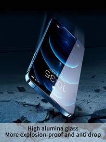 自動除塵、防窺視、易貼屏幕保護貼，適用於蘋果 iPhone 15/14/13/12/11/X 系列 (1入) - 彩色 - 查看 6