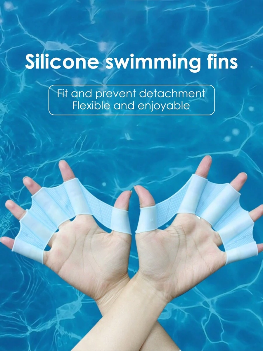 1pc Silicone Hand Puff Youth Swimming Specialized Adult Freestyle