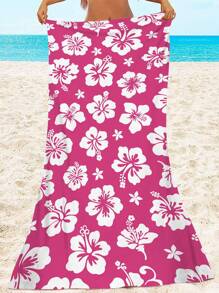 1條白色大花熱帶夏威夷花卉紋理印花柔軟浴巾,適合游泳,露營,假期,瑜伽,潛水旅行,抗沙,快干,柔軟吸水,泳池毛巾,游泳毛巾,適合運動,瑜伽,游泳,徒步旅行,沐浴,旅行,泳池等。 - 彩色 - 查看 9