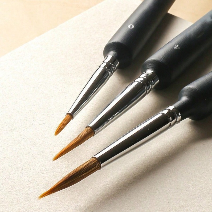 Wolf Hair Pointed Brush Pen, Hook Line Brush, Watercolor Brush, Soft