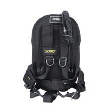 DIDEEP 25LBS Back Fly BCD Buoyancy Compensation Device Diving Buoyancy Control Equipment, Light Weight Scuba Diving Buoyancy Control Device Wing BCD - Black - View 3