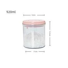 Sealed Jar Push Type High-End Candy Cereal Jar Household Coffee Bean Storage Jar Sugar And Creamer Storage Container - Pink - View 7