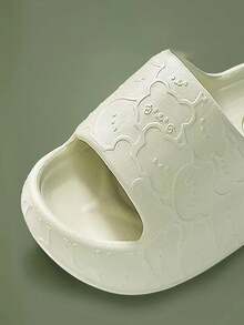 Dép Đi Trong Nhà Mùa Hè Trong Nhà Phòng Tắm Chống Mùi Chống Trơn Trượt Cặp Đôi Dép Nhựa, Unisex Nhẹ Đế Bằng Dép Thông Thường Cho Nữ - Màu xanh Bạc hà - Xem 5