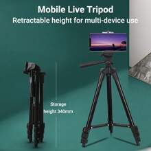 3110 3120 Tripod Stand For Phone And Camera Adjustable Aluminium Alloy Tripod Stand Holder For Mobile Phones & Camera,Photo/Video Sho - 3120 - View 3