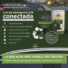 Zerostock LED One Connected - Luz de baliza de emergencia de coche oficial V16 - Aprobado por DGT - ✅ Entrega 48/72h