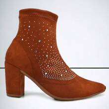 PRELICE Women Ankle Boots & Booties - Camel - View 3