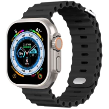 1 件男女通用运动硅胶海洋风格 Apple Watch 表带 Apple Watch 表带兼容 42/44/45/46/49 毫米 Apple Watch Ultra/Se/10/9/8/7/6/5/4 - 42mm/44mm/45mm/49mm - 查看 12