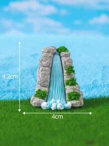 5 Sets Of Random Micro-Landscape Creative Simulation Resin Rockery Waterfall Strange Stone Moss Gardening Landscaping DIY Decorative Accessories Ornaments Random Set Of 5 Pieces. - Multicolor - View 5