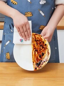 165 Chiếc Khăn Lau Slouchy Dùng Một Lần, Lau Nhà Bếp, Siêu Thấm Hút, Không Rụng Lông, In Hình, Màu Sắc Ngẫu Nhiên - Nhiều màu - Xem 1