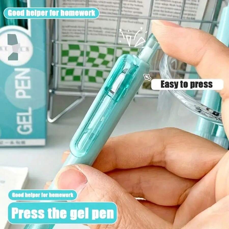 7pcs Assorted Writing Tools Set Including Ballpoint Pen, Rollerball Pen