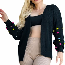 Women Cardigans - Black - View 1