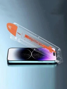 Tempered Glass Screen Protector, Compatible With Iphone 11 12 13 14 15 Pro Max Series, Dust-Free, Bubble-Free And Easy To Install - Clear - View 2