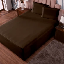 Sheet Sets With Pillowcases - 鏽棕色 - 查看 3