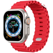 1 件男女通用运动硅胶海洋风格 Apple Watch 表带 Apple Watch 表带兼容 42/44/45/46/49 毫米 Apple Watch Ultra/Se/10/9/8/7/6/5/4 - 42mm/44mm/45mm/49mm - 查看 15