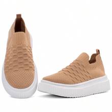 Women Wedge Sneakers - Nude - 查看 3