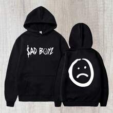 SUDADERA SAD BOYZ - Negro - Ver 3