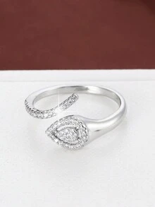 1 Miếng Duy nhất Thiết kế rắn Mở có thể điều chỉnh Nhẫn Đối với phụ nữ - Nhiều màu - Xem 3