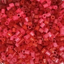 Pana-beads 500 pezzi/confezione, perline da fondere da 5mm, 9 colori misti, dimensione classica, compatibili con Hama e Perler, per arte a pixel, artigianato e regali fatti a mano, creazione di gioielli, ricambi, perline Perler