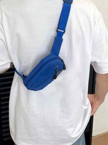 Solid Color Canvas Versatile Mini Sports Style Chest Bag Fanny Pack Crossbody Sling Shoulder Waist Holiday Gym Bicycle Stuff School Summer Office Supplies Lightweight Polyester Business Casual Large Capacity Multi-Functional Portable Casual Gifts Goyard Vacation Funny Gifts Chest Bag Side Bags Satchel Bag Leather Bag Hobo Bag Travel Essentials Back To School Bag Pack Belt Bag Waist Bag Spring School Supplies