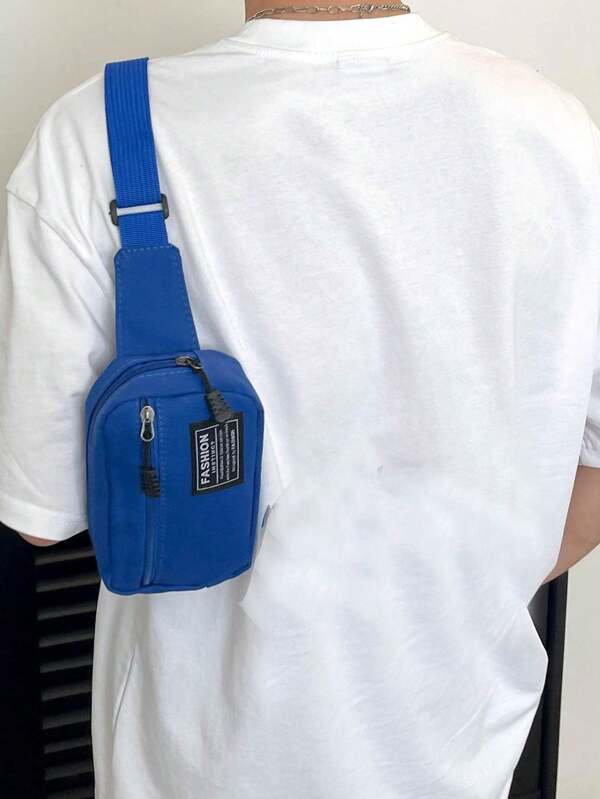 Solid Color Canvas Versatile Mini Sports Style Chest Bag Fanny Pack Crossbody Sling Shoulder Waist Holiday Gym Bicycle Stuff School Summer Office Supplies Lightweight Polyester Business Casual Large Capacity Multi-Functional Portable Casual Gifts Goyard Vacation Funny Gifts Chest Bag Side Bags Satchel Bag Leather Bag Hobo Bag Travel Essentials Back To School Bag Pack Belt Bag Waist Bag Spring School Supplies