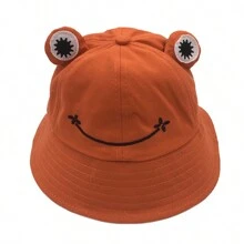 成人少年青蛙帽，可愛青蛙漁夫帽，有趣帽子男女士運動漁夫帽1個 - 彩色 - 查看 17