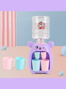 1 件可爱迷你饮水机儿童礼物冷/热水果汁牛奶饮水机仿真卡通兔子厨房玩具、幼儿玩具、玩具游戏、儿童玩具 - 均碼 - 查看 4