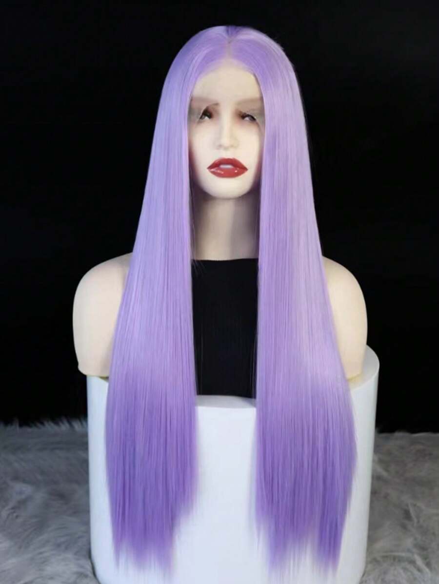 Synthetic Lace Front Wig Long Straight Glueless Wig Lace Wig For Women