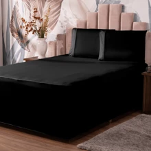 Sheet Sets With Pillowcases - 黑色 - 查看 3