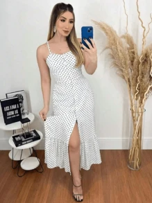 Women Dresses - 白色 - 查看 1