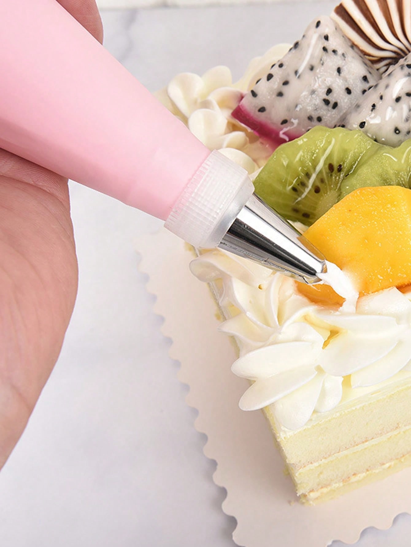 مجموعة أدوات تزيين الكيك 21 قطعة مجموعة أدوات الخب...