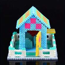 Pana-beads 500 pezzi/confezione, perline da fondere da 5mm, 9 colori misti, dimensione classica, compatibili con Hama e Perler, per arte a pixel, artigianato e regali fatti a mano, creazione di gioielli, ricambi, perline Perler