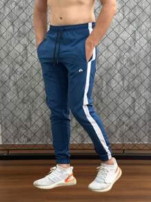 Men Pants - Blue and White - View 5