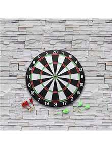 Dardera Más 6 Dardos Tiro Al Blanco Diana 35 Cm Madera - Negro - Ver 4