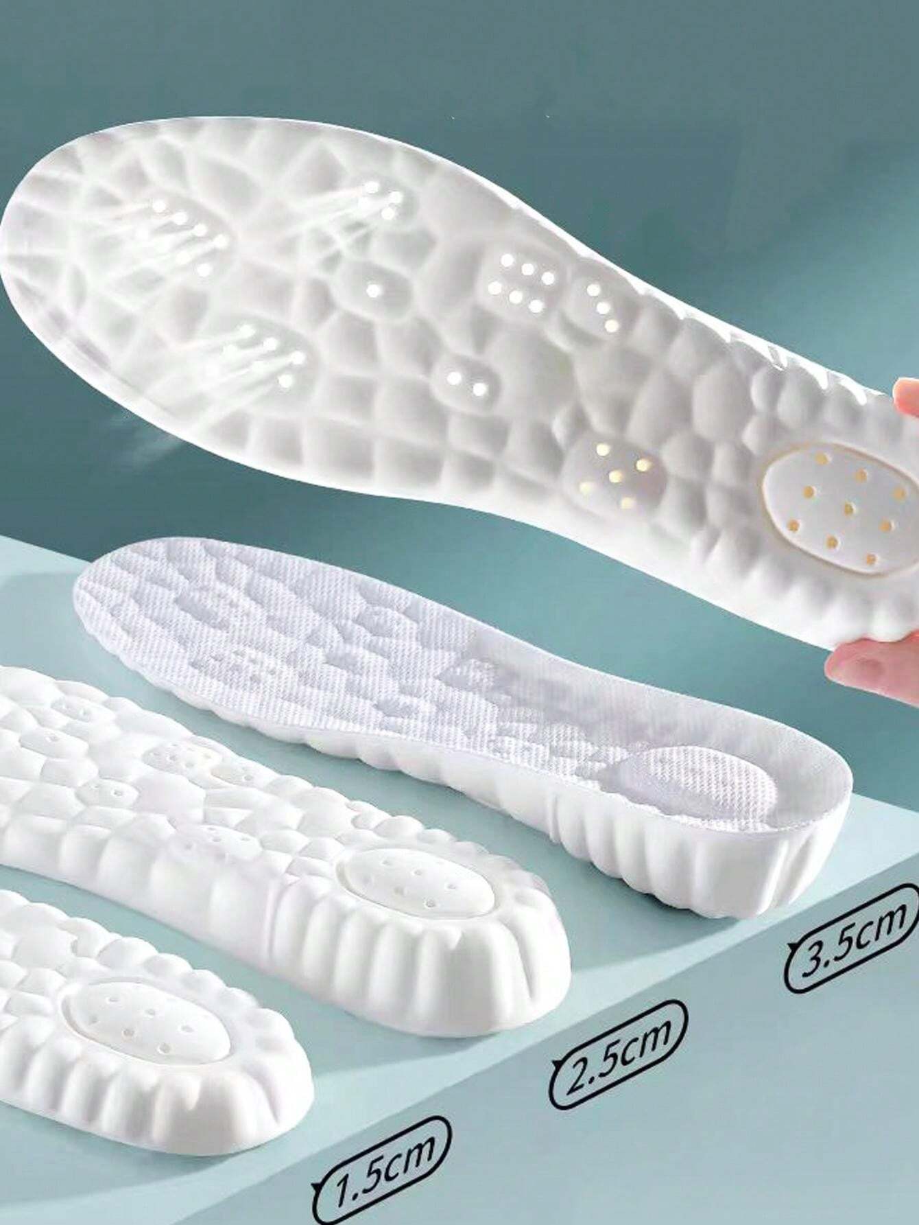 Path Feel Insole 1pc Stinky Feeling 2.5cm Height Increase Insole, Women's Winter Warm ...