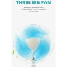 12In ventilador Solar Recargable De Mesa Cargador De Celular Ventilador eléctrico de mesa con luz y función de Banco de energía, portátil,escritorio, recargable, solar - Naranja - Ver 3