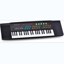 Electronic Keyboard Toy Multi-Functional Beginner Learning Instrument For Kids To Play And Enjoy - Black - View 1