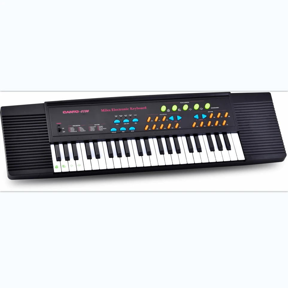 Electronic Keyboard Toy Multi-Functional Beginner Learning Instrument For Kids To Play And Enjoy - Black - View 1