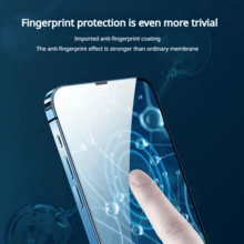 2入組黑邊高清鋼化玻璃保護膜，與iPhone兼容，9H硬度，防塵，無泡，無白邊 - 黑色 - 查看 4