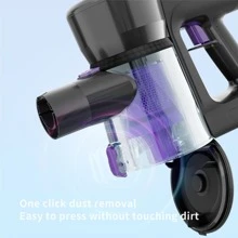 TEXOUS Cordless Vacuum Cleaner 250W With 130AW 22KPa  Powerful Suction, 40min Working Time, 2.6KG Lightweight, 6-Layer Filtration System, 0.7L Dust Bin, 3 Gears Suction, Data Display, Folding Extension Tube, 4-In-1 Accessories, Low Voice, Rechargeable, Self-Standing Portable Handheld Stick Vacuum Cleaner For Home Carpets Hardwood Floor Desktop Curtain Corner Pet Hair - EU C Type Plug(220-240V) - View 9