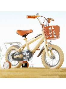 Bicicleta  Infantil  rodada 16 niño canastas montables para niña de 4 a 12 años cadena bicicleta para niños Infantiles - Albaricoque - Ver 1