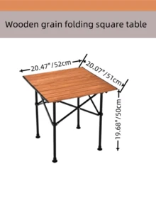 Outdoor Camping Folding Table Portable Chicken Rolls Table Camping Barbecue Picnic Table Stall Table Folding Table - Multicolor - View 6