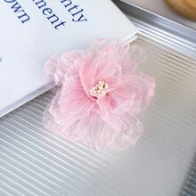 1 Miếng Lưới Hoa vải Kẹp tóc Dành cho Cô gái , Thích hợp Đối với Mặc hàng ngày , bờ biển Kỳ nghỉ , Giải trí Hoặc Thanh lịch - Nhiều màu - Xem 10