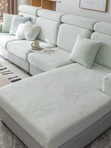 1入組全季通用沙發套,防塵防滑時尚簡約風格,可機洗,適用於l形轉角沙發和1-4人座直式沙發 - 綠色 - 查看 1