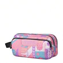 TOTTO School Pencil Case Three Compartments Ice Cream And Fruits Agapec 10x11x23 Cm Exterior: 100% Polyester Lining: 100% Polyester - 彩色 - 查看 2