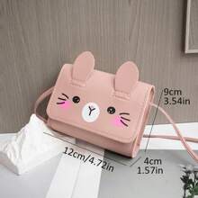 1 pieza Nueva selección multicolor Bolso de hombro mini de moda, Monedero lindo para niña pequeña, Bolso de dibujos animados fresco y dulce con ropa hermosa, Bolso cruzado sencillo para niña, Bolso para pañuelos y llaves, Bolso cuadrado pequeño de moda, Bolso de regalo de cumpleaños para niños - Multicolor - Ver 4