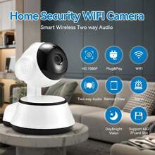 Wifi 1080p Hd雲安全攝影機,智能家居,隨時隨地查看,可雙向對講,室內監視攝影機 - 帶32G卡 - 查看 8