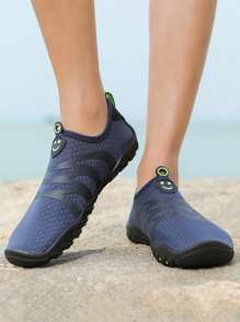 男士戶外多功能沙灘游泳鞋健身水鞋漂流運動鞋 - 藏蓝色 - 查看 3